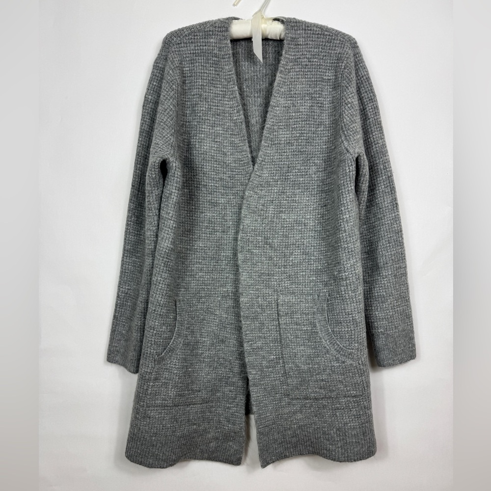 Gray Women's Open Front Sweater XL